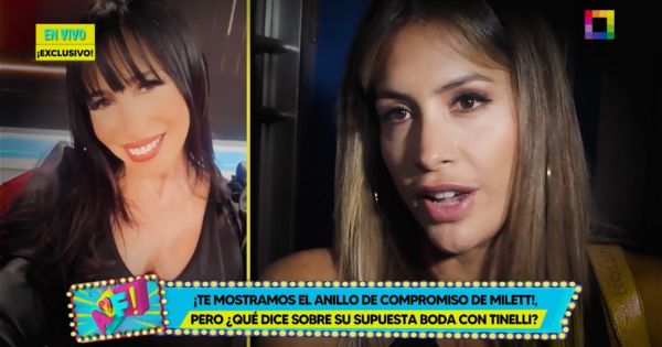 Milett Figueroa sobre coqueteo de Marcelo Tinelli con su ex Marixa Balli: "Entiendo el humor de él"