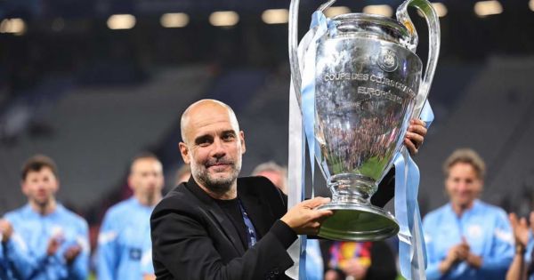 Pep Guardiola repartió entre los trabajadores del Manchester City el premio que obtuvo por ganar la Champions League