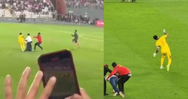 Selección peruana: Pedro Gallese tiró el celular de hincha que ingresó al campo para tomarse una foto con Lionel Messi