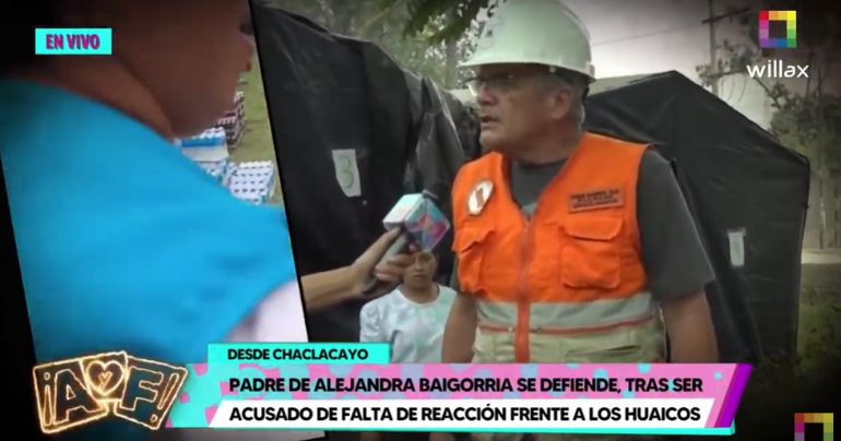 Sergio Baigorria, alcalde de Chaclacayo: "Yo no he llamado ignorante a nadie"