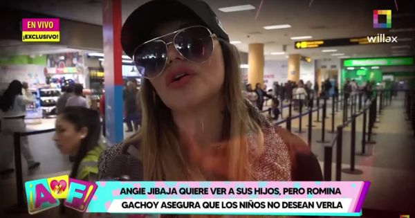 Angie Jibaja le envía mensaje a Romina Gachoy: "Que no le falte el respeto a mi madre"