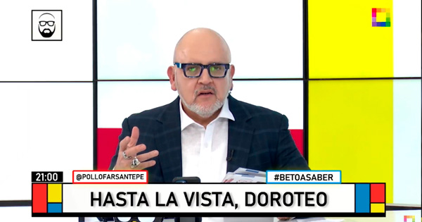 Portada: Beto Ortiz sobre Raúl Doroteo: “Esperemos que su sanción sea dura y ejemplar”