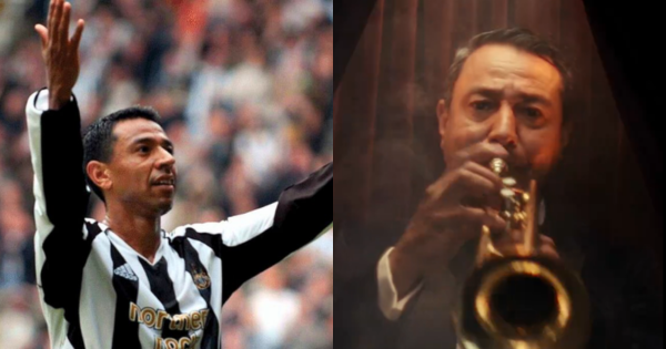 Portada: Nolberto Solano tocó trompeta en Inglaterra: exfutbolista se lució en presentación de camiseta de Newcastle