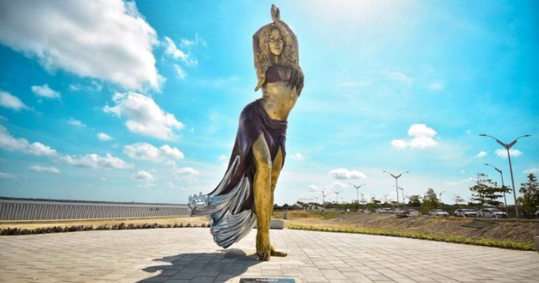 Barranquilla luce una escultura de Shakira: conoce la razón y los detalles de este monumento