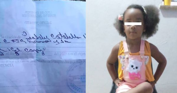 Dictadura cubana cita a declarar a una niña de 3 años, hija del preso político Idael Naranjo