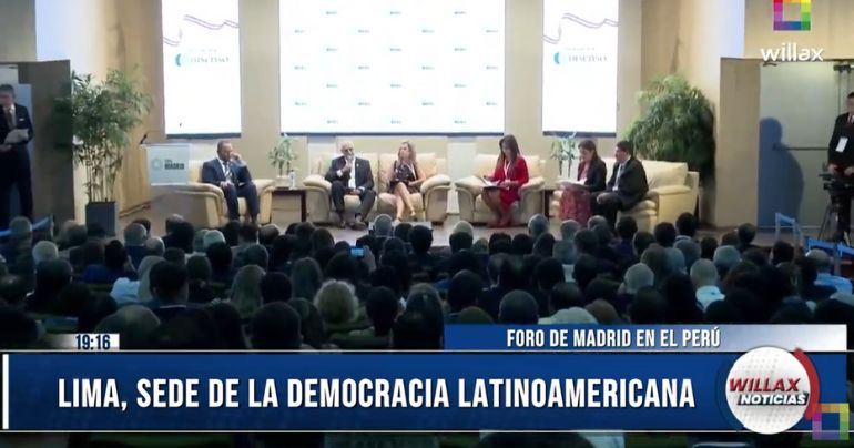 Foro Madrid en el Perú: Lima, sede de la democracia latinoamericana