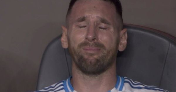 Portada: Lionel Messi rompe en llanto tras salir lesionado del duelo entre Argentina y Colombia por la final de la Copa América