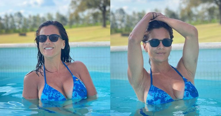 Mónica Sánchez luce cuerpazo en sexy bikini a sus 53 años