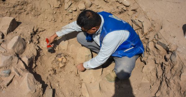 ¡HISTÓRICO! Hallan momia de 3 mil años de antigüedad envuelta en un fardo funerario en el Rímac (VIDEO)