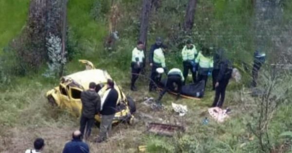 Nuevo trágico accidente en Cajamarca: auto cae a un abismo y deja tres muertos