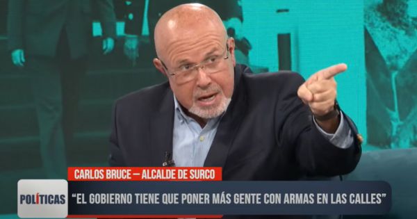 Alcalde de Surco retó a Dina Boluarte a gastar 10% del presupuesto nacional en seguridad ciudadana