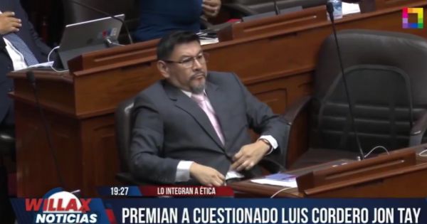 Premian a cuestionado Luis Cordero Jon Tay: ahora integra la Comisión de Ética