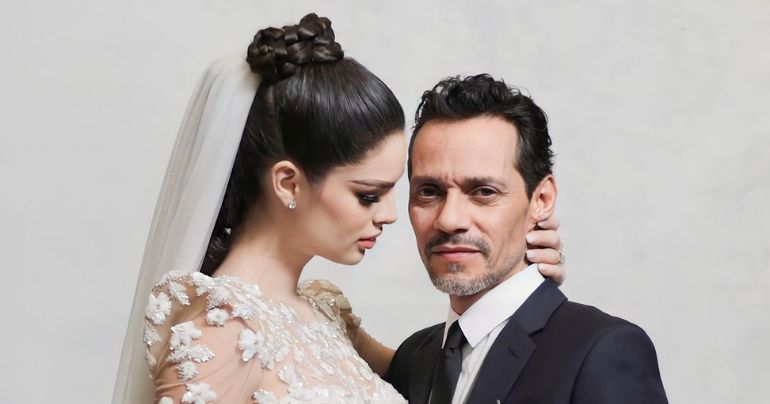 Marc Anthony se casó: cantante rompió en llanto al ver a Nadia Ferreira caminando hacia el altar