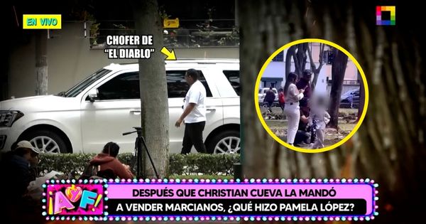 Chofer de 'El Diablo' parece asistente personal de Pamela López y tiene trato directo con los hijos de Cueva