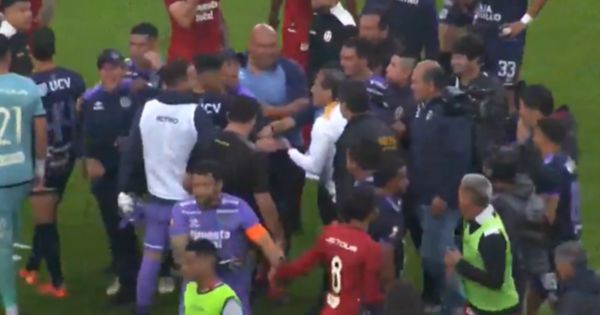 Universitario vs. César Vallejo: partido amistoso terminó con fuertes discusiones