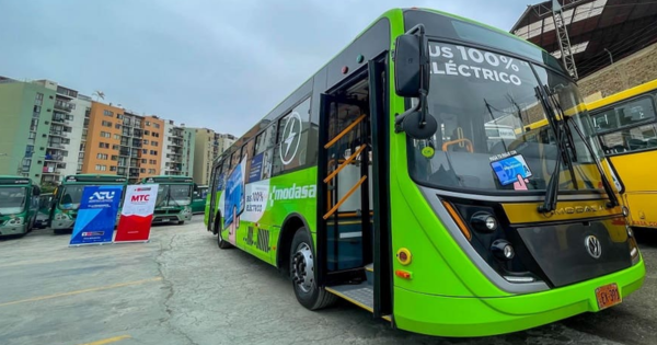 Presentan proyecto de ley que busca promover uso de vehículos eléctricos en transporte público