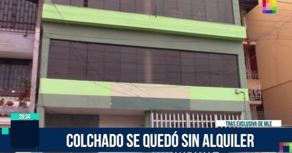 Casa de Harvey Colchado, que fue alquilada por la Depincri Comas, luce vacía