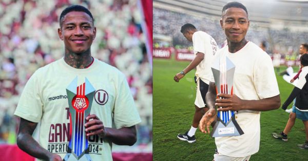 Andy Polo fue elegido como el mejor jugador del Torneo Apertura