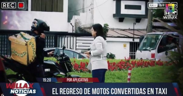 ¡POR APLICATIVO! El regreso de motos convertidas en taxi (VIDEO)