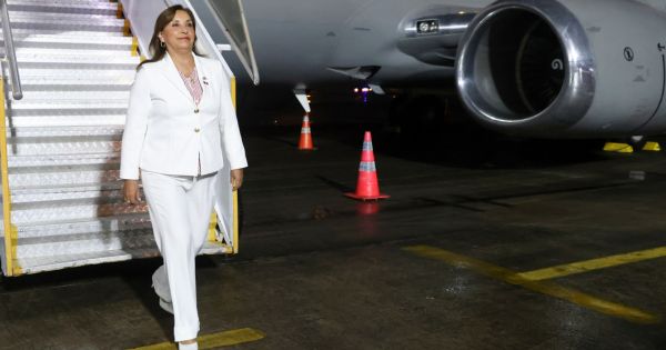 Portada: Dina Boluarte aterrizó en Brasil para participar de Cumbre de la Amazonía