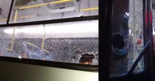 Bus del Corredor Morado es atacado con piedras en el Centro de Lima