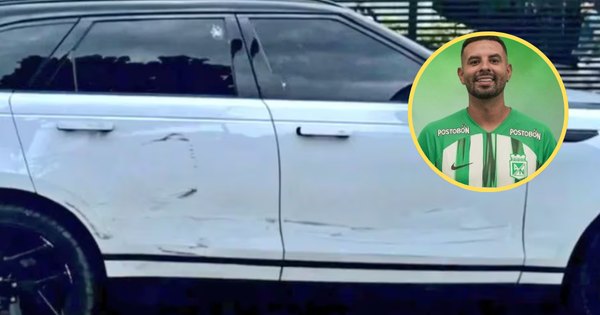 Colombia: delincuentes disparan contra el auto del futbolista Edwin Cardona en un intento de robo