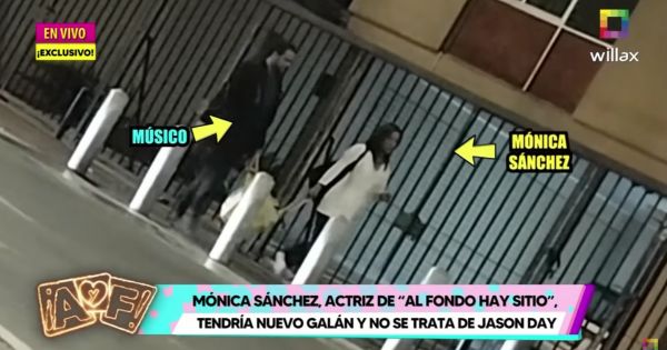 Mónica Sánchez es captada con músico argentino 11 años menor que ella