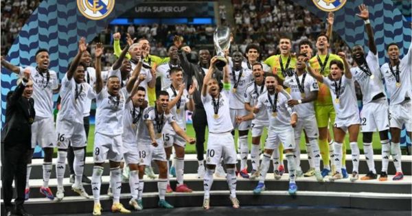 Portada: Real Madrid, con un gol de Kylian Mbappé, venció 2-0 a Atalanta y ganó el título de la Supercopa de Europa