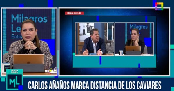 Portada: Milagros Leiva: "Carlos Añaños estuvo en nuestro programa y ha hecho arder a los caviares"