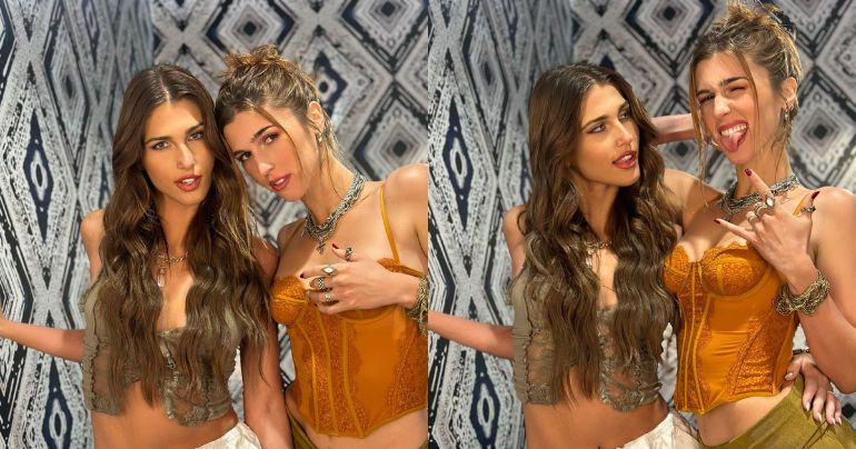 Alessia y Arianna Rovegno presentaron su tema 'Besitos sin amor' en programa de Miami