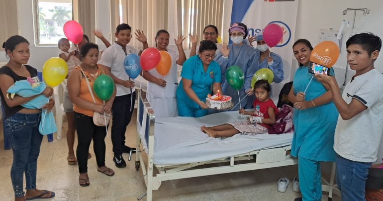 Portada: ¡OPERACIÓN VIDA! Médicos devuelven sonrisa a niña de comunidad nativa Chuintar en el día de su cumpleaños