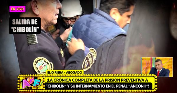 Portada: Andrés Hurtado: hombre de chaleco dio indicaciones y ensayó con la Policía salida de 'Chibolín'