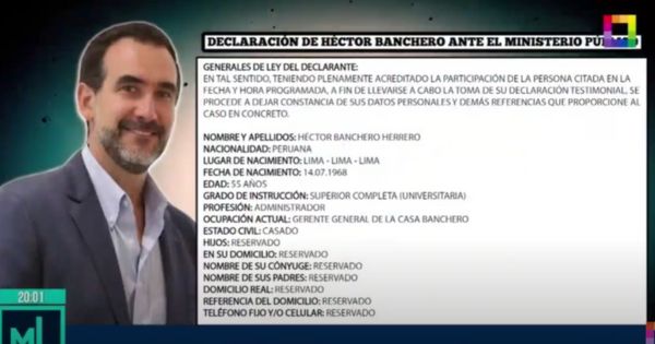 Portada: Caso Rolex: esta es la declaración del dueño de Casa Banchero ante la Fiscalía