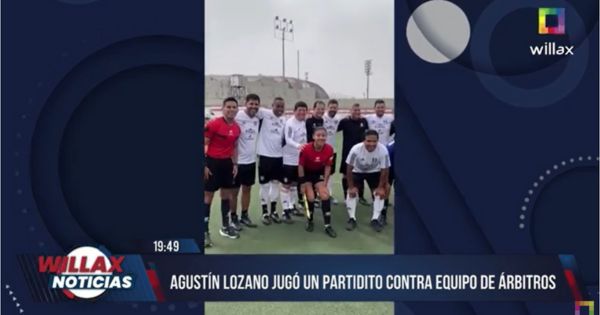 Tras justificar los errores del VAR, Agustín Lozano jugó una 'pichanguita' contra el equipo de árbitros (VIDEO)