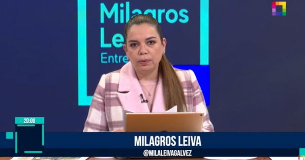 Milagros Leiva: "Harvey Colchado es intocable, casi como Rafael Vela y José Domingo Pérez"