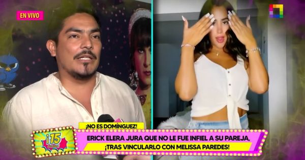 Portada: Erick Elera tras ser vinculado con Melissa Paredes: "Somos amigos y es amiga de mi esposa también"