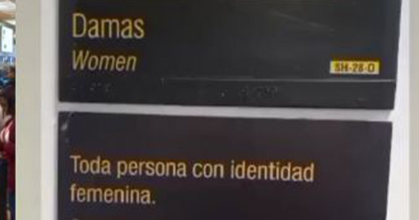 Portada: Ositrán solicita a LAP que retire los carteles sobre autopercepción de género de los baños