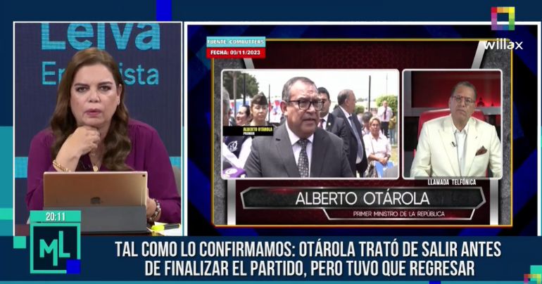 Milagros Leiva le responde al premier: "La fiscal tiene que interrogar a Alberto Otárola"