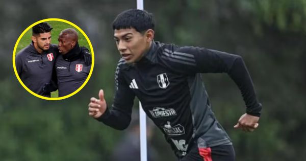 Maxloren Castro agradece a Luis Advíncula y Carlos Zambrano: "Son referentes para mí, me apoyaron en todo"