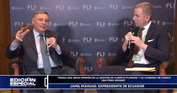 Jamil Mahuad sobre Acuerdo de Paz entre Perú y Ecuador: "Tengo una gran opinión de la gestión de Alberto Fujimori"