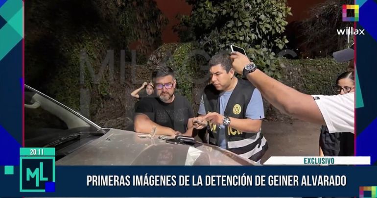 Geiner Alvarado: exministro fue capturado tras confirmarse orden de prisión preventiva