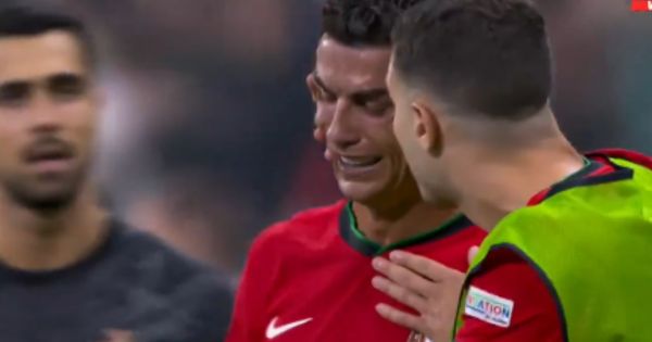 Portugal vs. Eslovenia: Cristiano Ronaldo llora desconsoladamente tras fallar un penal en los descuentos