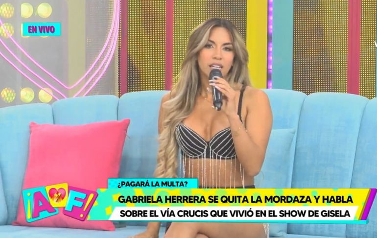Gabriela Herrera: ¿qué le dijo Gisela Valcárcel a la bailarina antes de ser expulsada de El Gran Show?