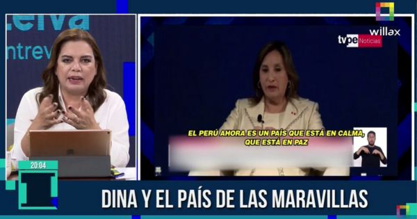 Portada: Milagros Leiva a Dina Boluarte: "No hay paz en el país, hay demasiada inseguridad"