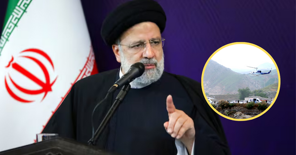 Irán: helicóptero que llevaba al presidente está desaparecido