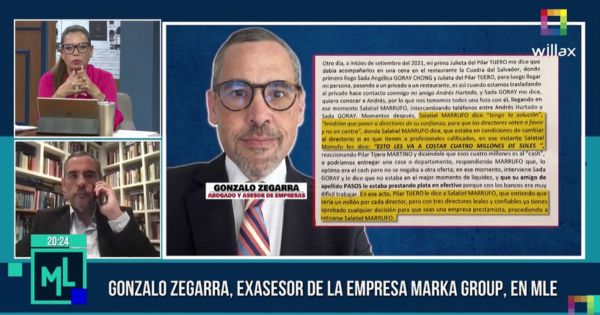 Gonzalo Zegarra niega haber sido presidente de MarkaGroup: "Fui un asesor externo ocasional"