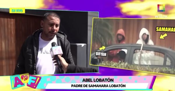 Abel Lobatón sobre ampay de Samahara con amigo de Farfán: "A lo mejor están negociando"