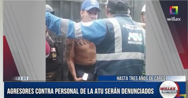 ATU denunciará penalmente a quienes agredan a personal en operativos (VIDEO)