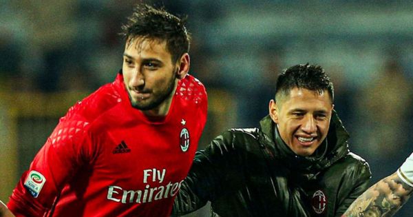 Gianluigi Donnarumma sobre Gianluca Lapadula: "Es un gran delantero y siempre le deseo lo mejor"