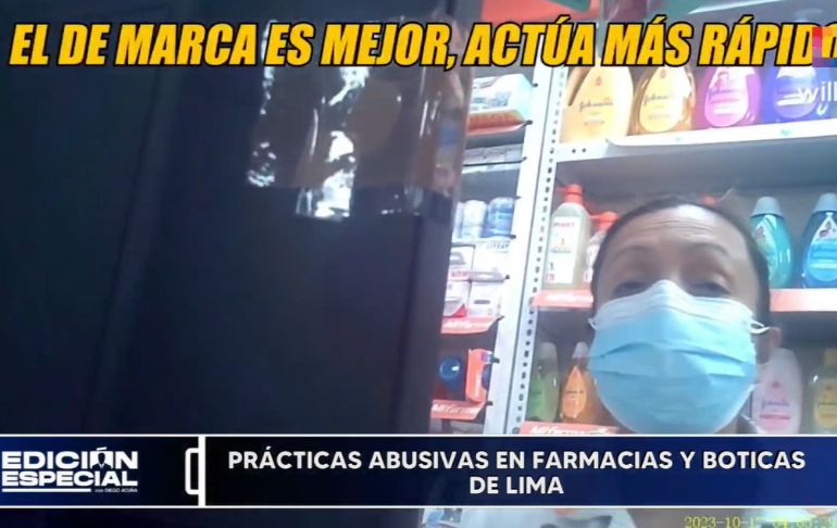 Prácticas abusivas en farmacias y boticas de Lima